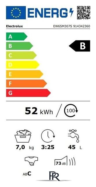 Стиральная машина Electrolux SensiCare EW6SM307S - Изображение №6 — Интернет-магазин ПроЗаказ