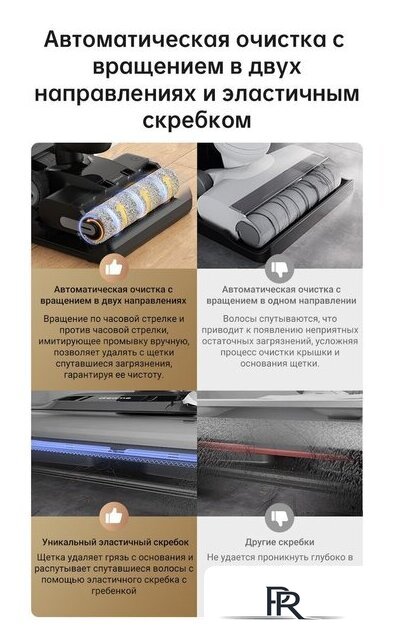 Вертикальный моющий пылесос Dreame H13 Pro Wet and Dry Vacuum (международная версия) - Изображение №16 — Интернет-магазин ПроЗаказ
