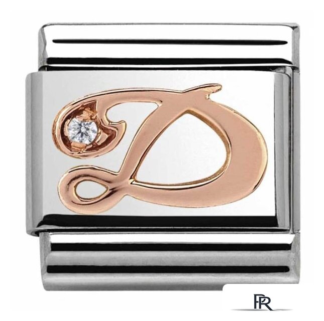 Звено для браслета NominatioN Буква D 430310/04 - Изображение №1 — Интернет-магазин ПроЗаказ