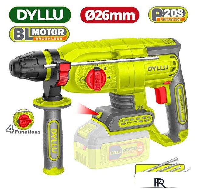Перфоратор Dyllu DTLM1526 (без АКБ) - Изображение №1 — Интернет-магазин ПроЗаказ