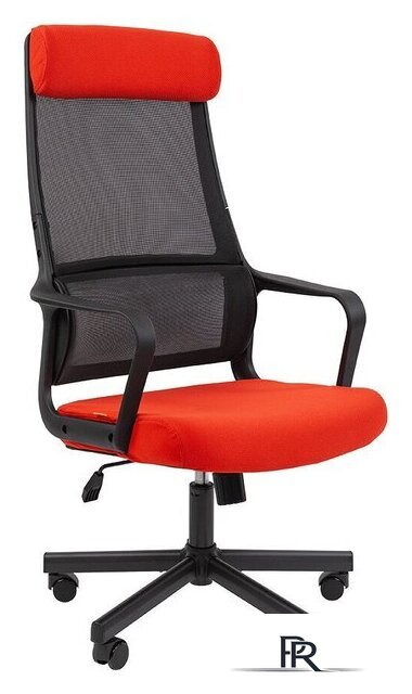 Офисное кресло CHAIRMAN 590 (черный/красный) - Изображение №1 — Интернет-магазин ПроЗаказ