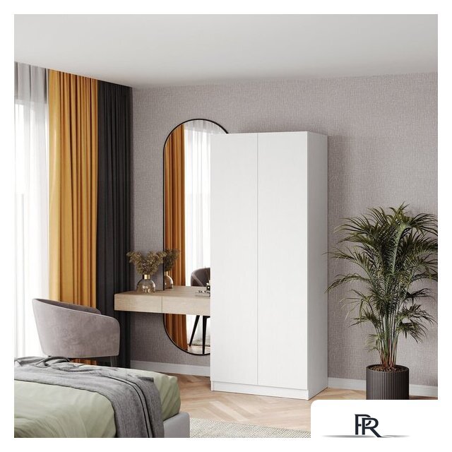 Шкаф распашной Soma Lord Lite 80x200 (белый) - Изображение №4 — Интернет-магазин ПроЗаказ