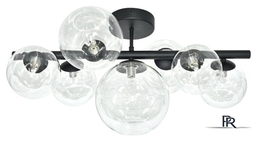 Люстра средней высоты Mirastyle XL-20991/7 BK+TG - Изображение №1 — Интернет-магазин ПроЗаказ