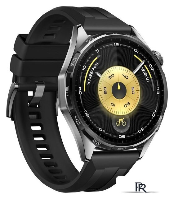 Умные часы Huawei Watch GT 6 46 мм (черный, с черным силиконовым ремешком, международная версия) - Изображение №3 — Интернет-магазин ПроЗаказ