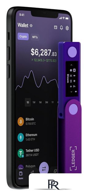 Аппаратный криптокошелек Ledger Nano X (фиолетовый аметист) - Изображение №5 — Интернет-магазин ПроЗаказ