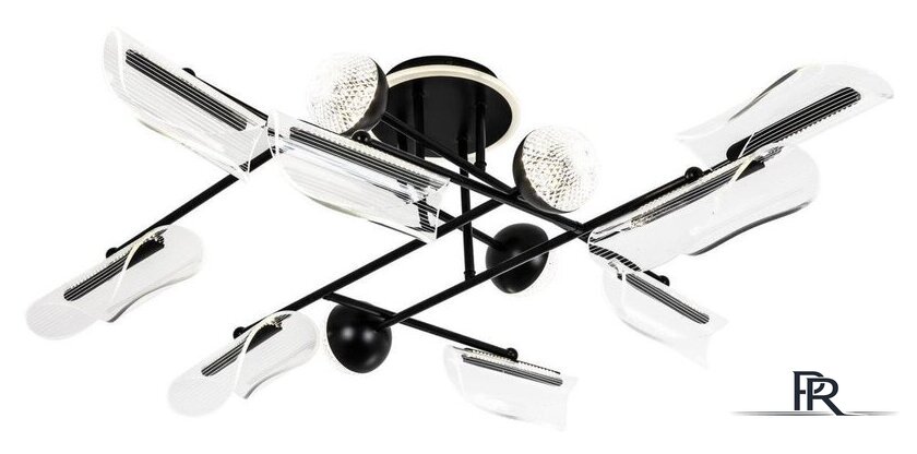Люстра средней высоты LED4U L3200-12 BK - Изображение №1 — Интернет-магазин ПроЗаказ