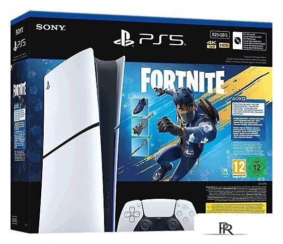 Игровая приставка Sony PlayStation 5 Slim Digital Edition CFI-21XX Fortnite Flowering Chaos Bundle (2 ревизия, без дисковода) - Изображение №1 — Интернет-магазин ПроЗаказ