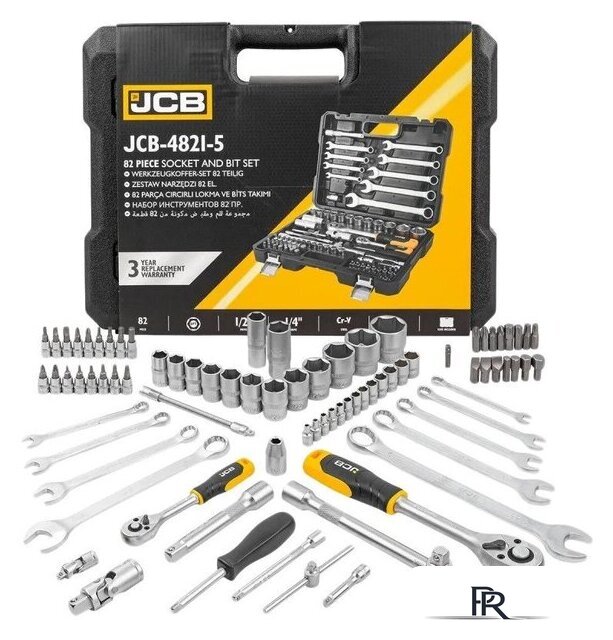Универсальный набор инструментов JCB JCB-4821-5 (82 предмета) - Изображение №1 — Интернет-магазин ПроЗаказ