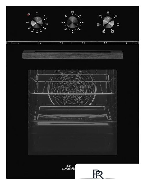 Электрический духовой шкаф Monsher MOE 4563 Noir - Изображение №1 — Интернет-магазин ПроЗаказ