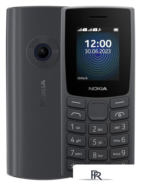 Кнопочный телефон Nokia 110 (2023) Dual SIM TA-1567 (угольный) - Изображение №1 — Интернет-магазин ПроЗаказ