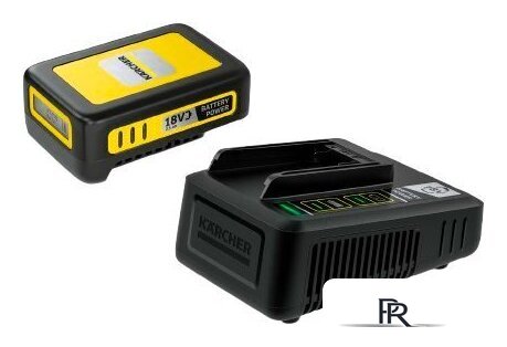 Аккумулятор с зарядным устройством Karcher 2.445-062.0 (18В/2.5 Ач + 18В) - Изображение №1 — Интернет-магазин ПроЗаказ