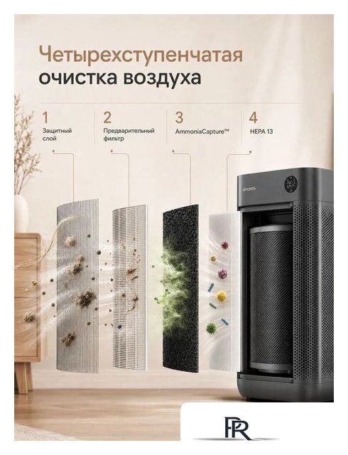 Очиститель воздуха SmartMi Air Purifier 3 KQJHQ03ZM - Изображение №8 — Интернет-магазин ПроЗаказ