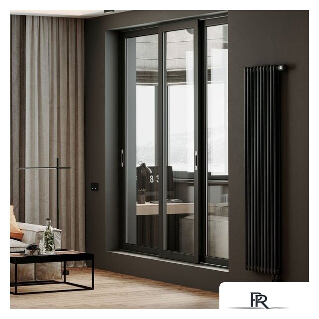 Стальной трубчатый радиатор Royal Thermo Insignia VC2180 - 08 секций RAL9005m - Изображение №5 — Интернет-магазин ПроЗаказ