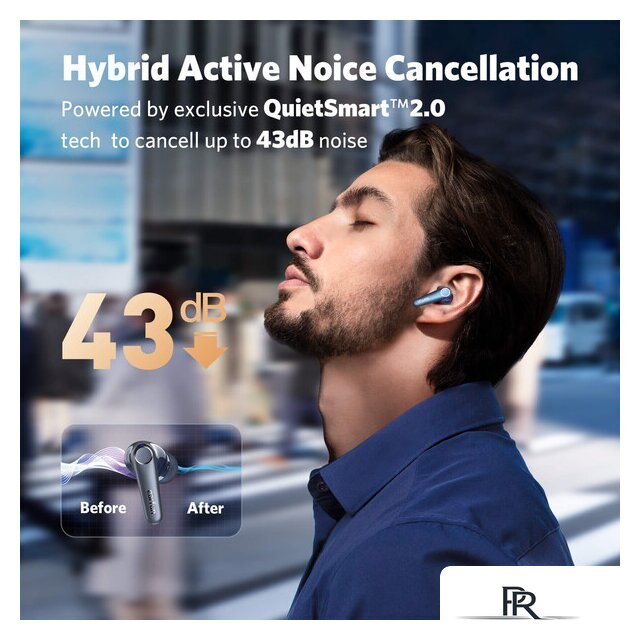 Наушники EarFun Air Pro 3 (темно-синий) - Изображение №4 — Интернет-магазин ПроЗаказ