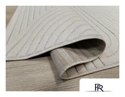 Ковер для жилой комнаты Radjab Carpet Сканди Сизаль Прямоугольник 10949A 12211RK (1.6x2.3, Krem/Krem) - Изображение №4 — Интернет-магазин ПроЗаказ