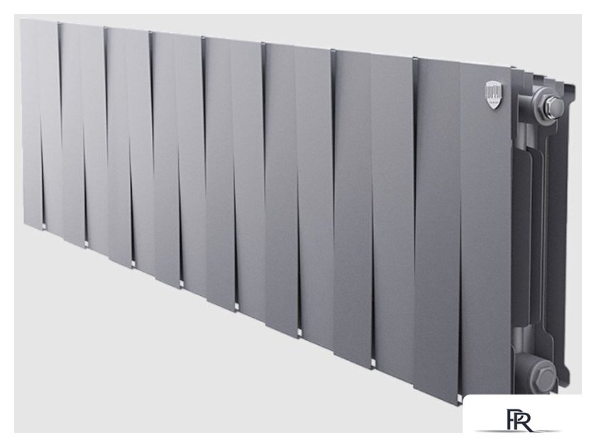 Биметаллический радиатор Royal Thermo PianoForte 300 Silver Satin (16 секций) боковое подключение - Изображение №3 — Интернет-магазин ПроЗаказ