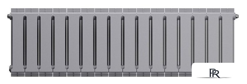 Биметаллический радиатор Royal Thermo PianoForte 300 Silver Satin (16 секций) боковое подключение - Изображение №2 — Интернет-магазин ПроЗаказ