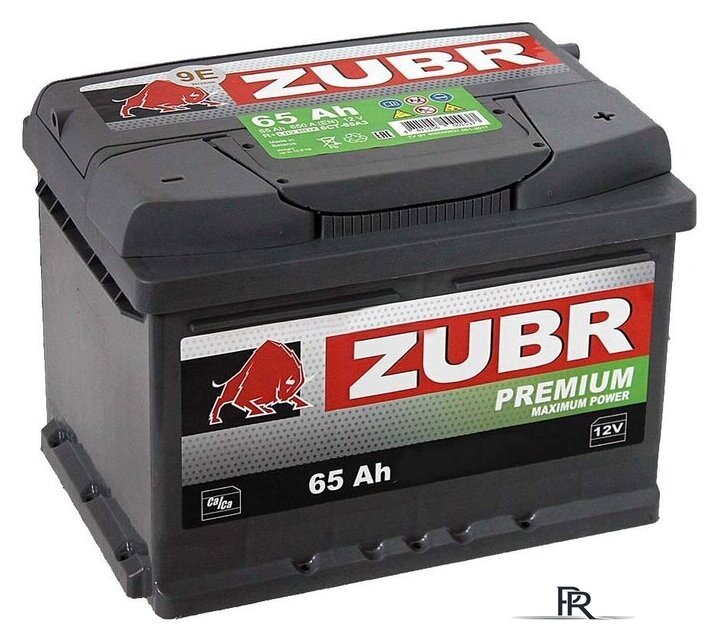 Автомобильный аккумулятор Zubr Premium (65 А·ч) - Изображение №1 — Интернет-магазин ПроЗаказ