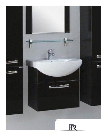  Акватон Ария 65 Тумба для умывальника чёрный (1.A134.0.01A.A95.0) - Изображение №1 — Интернет-магазин ПроЗаказ