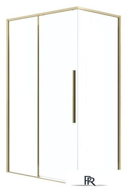 Душевая стенка Grossman Galaxy 90x195 200.K33.01.90.32.00 (золото сатинстекло прозрачное) - Изображение №5 — Интернет-магазин ПроЗаказ