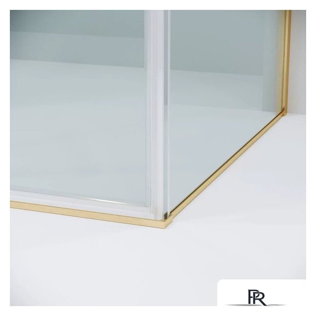 Душевая стенка Grossman Galaxy 90x195 200.K33.01.90.32.00 (золото сатинстекло прозрачное) - Изображение №4 — Интернет-магазин ПроЗаказ