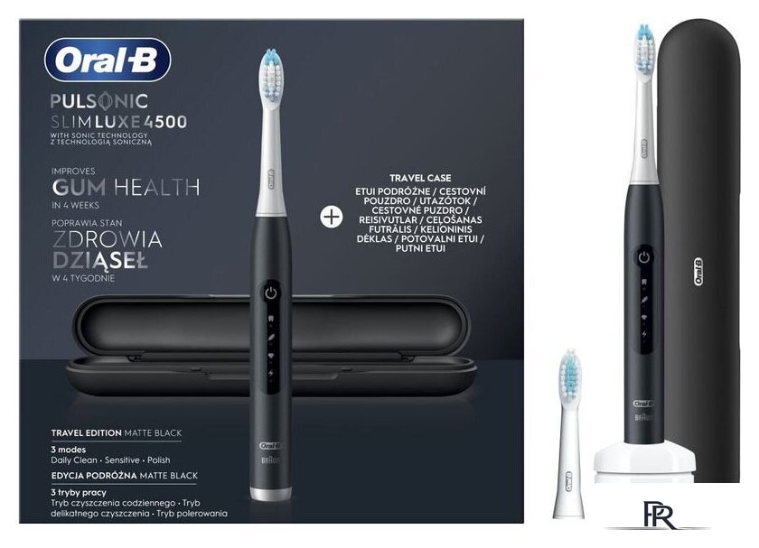 Электрическая зубная щетка Oral-B Pulsonic Slim Luxe 4500 - Изображение №2 — Интернет-магазин ПроЗаказ