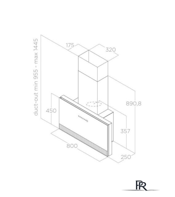 Кухонная вытяжка Elica Super Plat BL/F/80 - Изображение №3 — Интернет-магазин ПроЗаказ