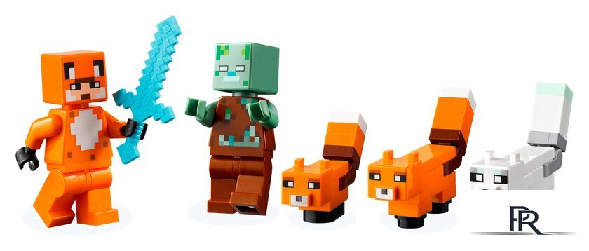 Конструктор LEGO Minecraft 21178 Лисья хижина - Изображение №6 — Интернет-магазин ПроЗаказ