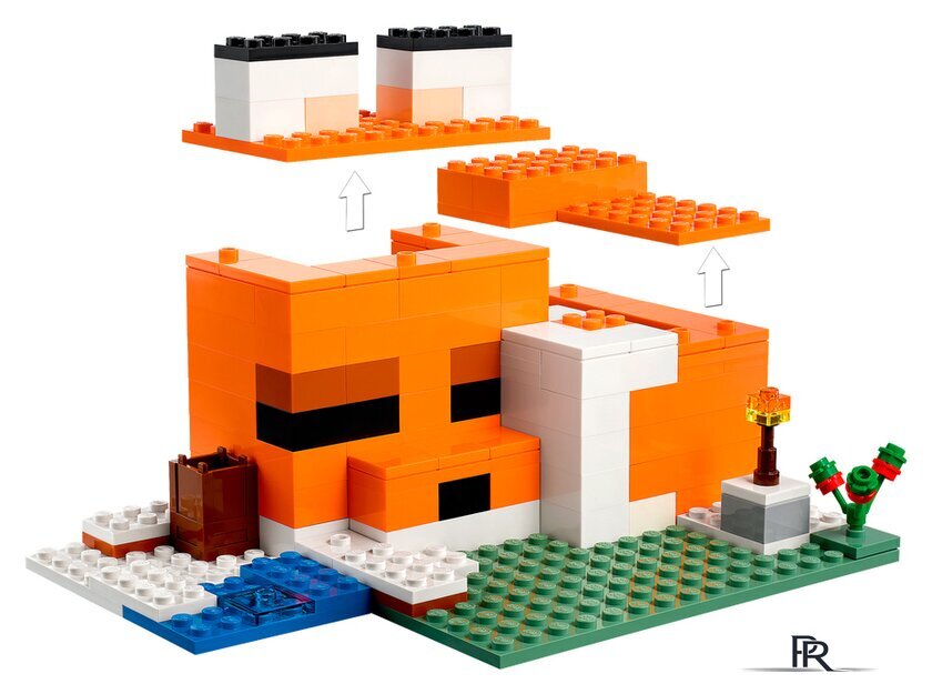 Конструктор LEGO Minecraft 21178 Лисья хижина - Изображение №5 — Интернет-магазин ПроЗаказ