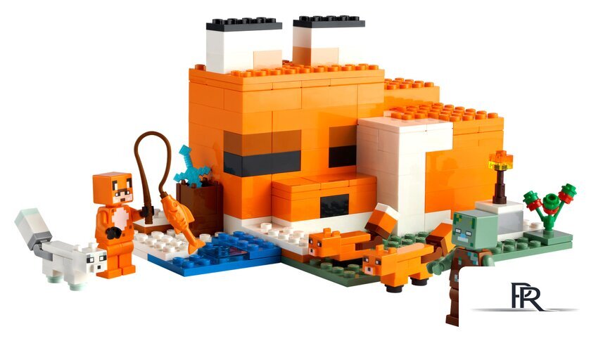 Конструктор LEGO Minecraft 21178 Лисья хижина - Изображение №3 — Интернет-магазин ПроЗаказ
