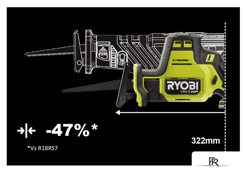 Сабельная пила Ryobi RRS18C-0 5133004954 (без АКБ) - Изображение №4 — Интернет-магазин ПроЗаказ