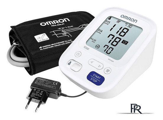 Автоматический тонометр Omron M3 Expert HEM-7154-ALRU (с адаптером) - Изображение №1 — Интернет-магазин ПроЗаказ