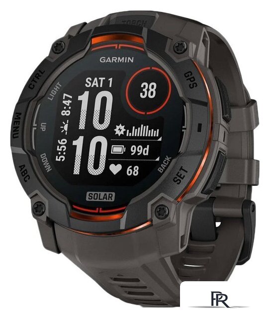 Умные часы Garmin Instinct 3 Solar 50 мм (черный) - Изображение №1 — Интернет-магазин ПроЗаказ