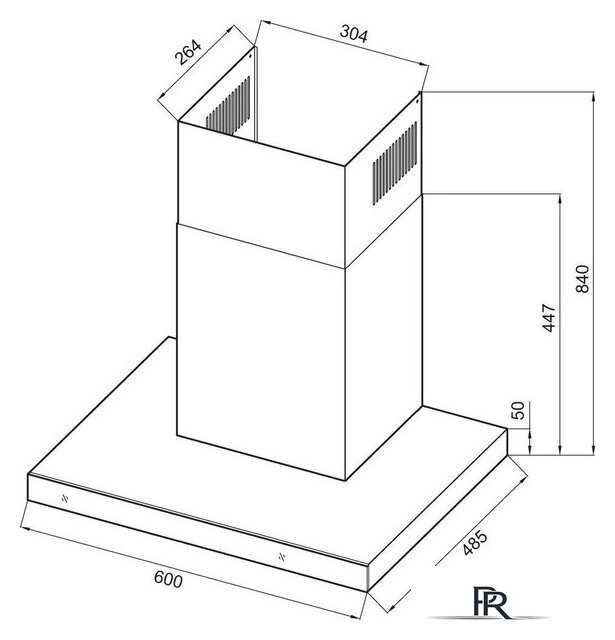Кухонная вытяжка Krona Onyx 600 Glass S (черный) - Изображение №18 — Интернет-магазин ПроЗаказ