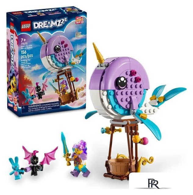 Конструктор LEGO DREAMZzz Воздушный шар Нарвал Иззи 71472 - Изображение №3 — Интернет-магазин ПроЗаказ