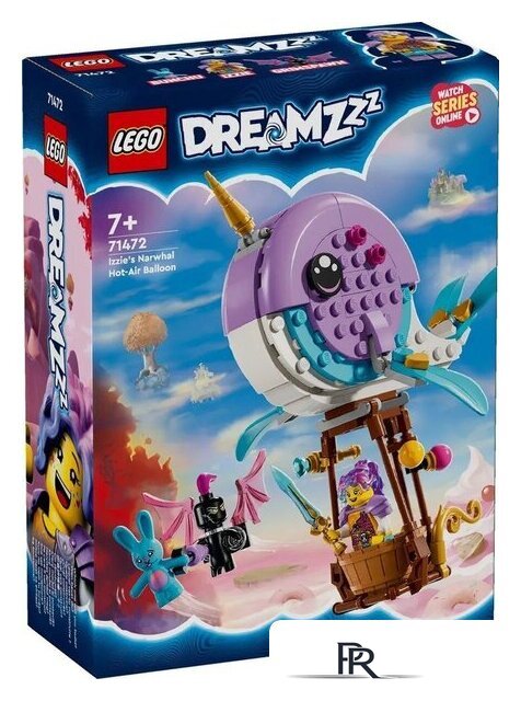 Конструктор LEGO DREAMZzz Воздушный шар Нарвал Иззи 71472 - Изображение №1 — Интернет-магазин ПроЗаказ