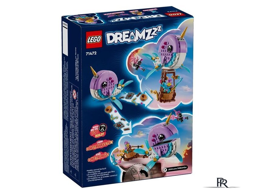 Конструктор LEGO DREAMZzz Воздушный шар Нарвал Иззи 71472 - Изображение №2 — Интернет-магазин ПроЗаказ