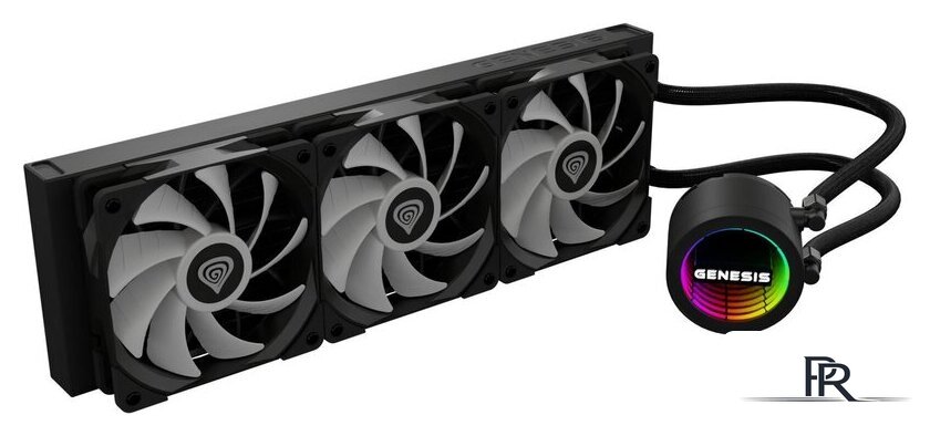 Система жидкостного охлаждения для процессора Genesis Hydria 360 ARGB NLG-2321 - Изображение №2 — Интернет-магазин ПроЗаказ