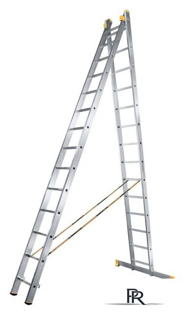 Лестница-трансформер Алюмет P2 9214 (2x14 ступеней) - Изображение №2 — Интернет-магазин ПроЗаказ