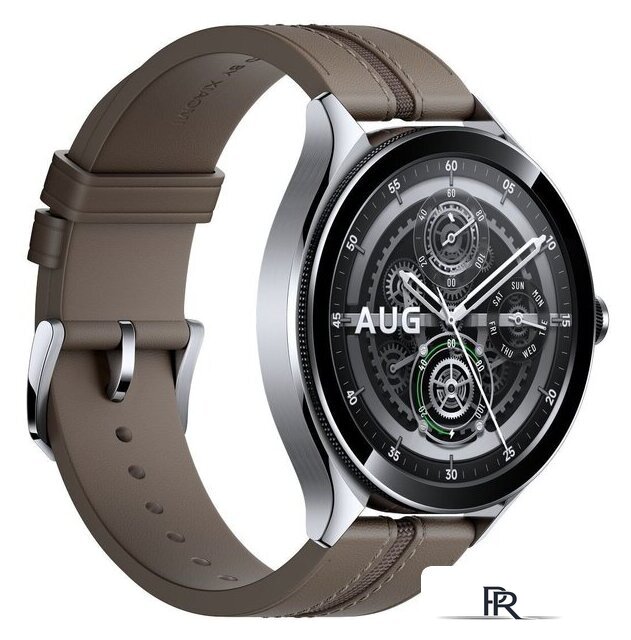 Умные часы Xiaomi Watch 2 Pro LTE (серебристый, с коричневым кожаным ремешком, международная версия) - Изображение №3 — Интернет-магазин ПроЗаказ