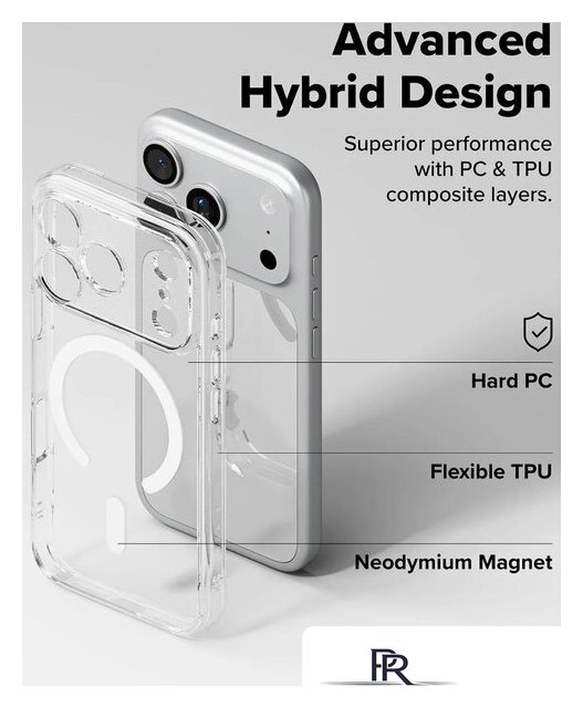 Чехол для телефона Ringke Fusion Magnetic для iPhone 17 Pro Clear - Изображение №8 — Интернет-магазин ПроЗаказ