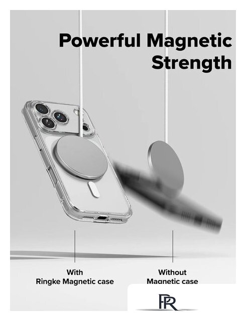 Чехол для телефона Ringke Fusion Magnetic для iPhone 17 Pro Clear - Изображение №5 — Интернет-магазин ПроЗаказ