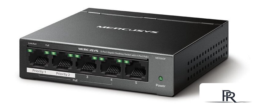Неуправляемый коммутатор Mercusys MS105GP - Изображение №2 — Интернет-магазин ПроЗаказ