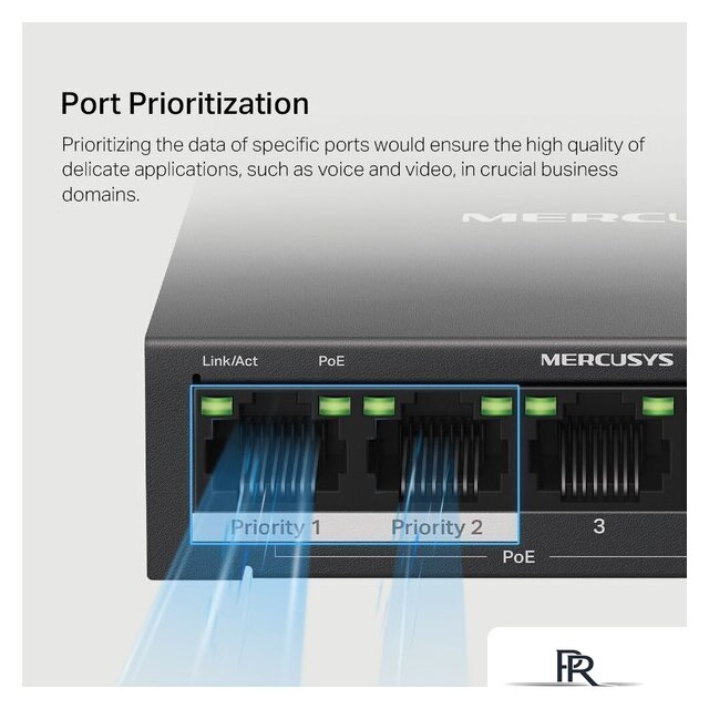 Неуправляемый коммутатор Mercusys MS105GP - Изображение №8 — Интернет-магазин ПроЗаказ