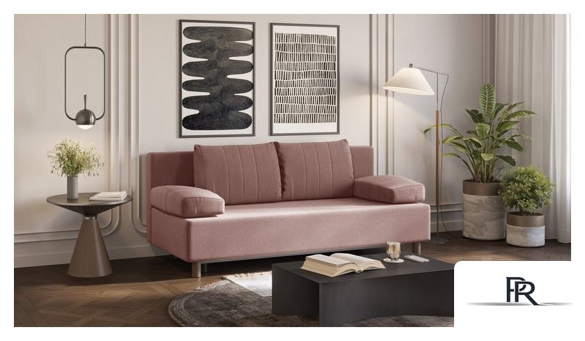 Диван Mio Tesoro Саари SB3 (Malmo 61 Pink) - Изображение №5 — Интернет-магазин ПроЗаказ