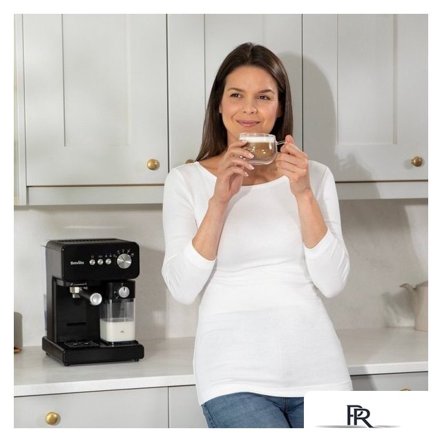 Рожковая кофеварка Breville Prima Latte Compact VCF183X - Изображение №6 — Интернет-магазин ПроЗаказ