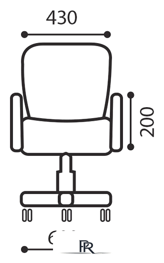 Офисное кресло Brabix Prestige Ergo MG-311 (ткань, серый) - Изображение №7 — Интернет-магазин ПроЗаказ