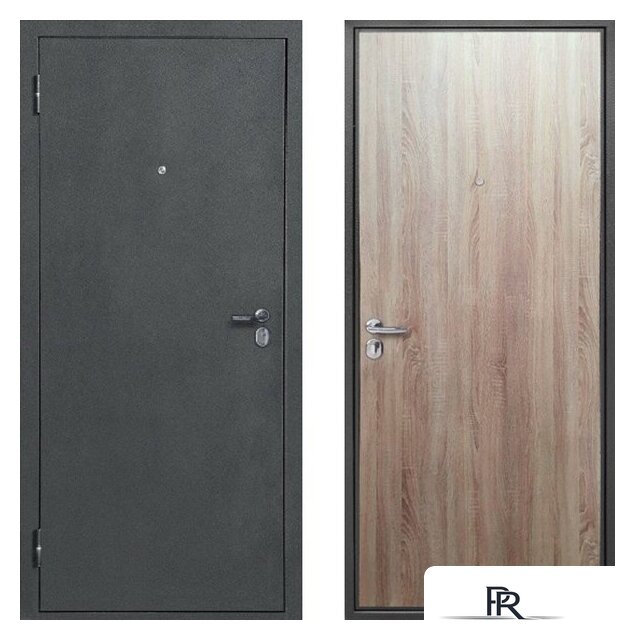 Металлическая дверь Guard Антик серебро/дуб сонома (86x205, левая) - Изображение №1 — Интернет-магазин ПроЗаказ