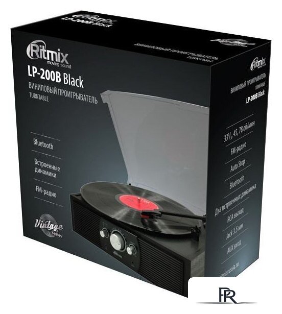 Виниловый проигрыватель Ritmix LP-200B - Изображение №4 — Интернет-магазин ПроЗаказ