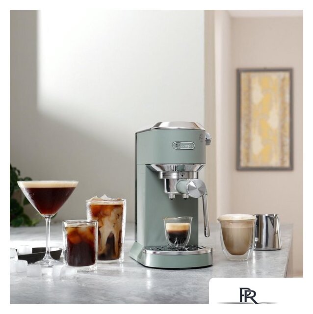 Рожковая кофеварка DeLonghi Dedica EC890.GR - Изображение №7 — Интернет-магазин ПроЗаказ